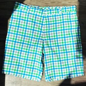 Nike Core Plaid Tour Golf Dry Fit Shorts